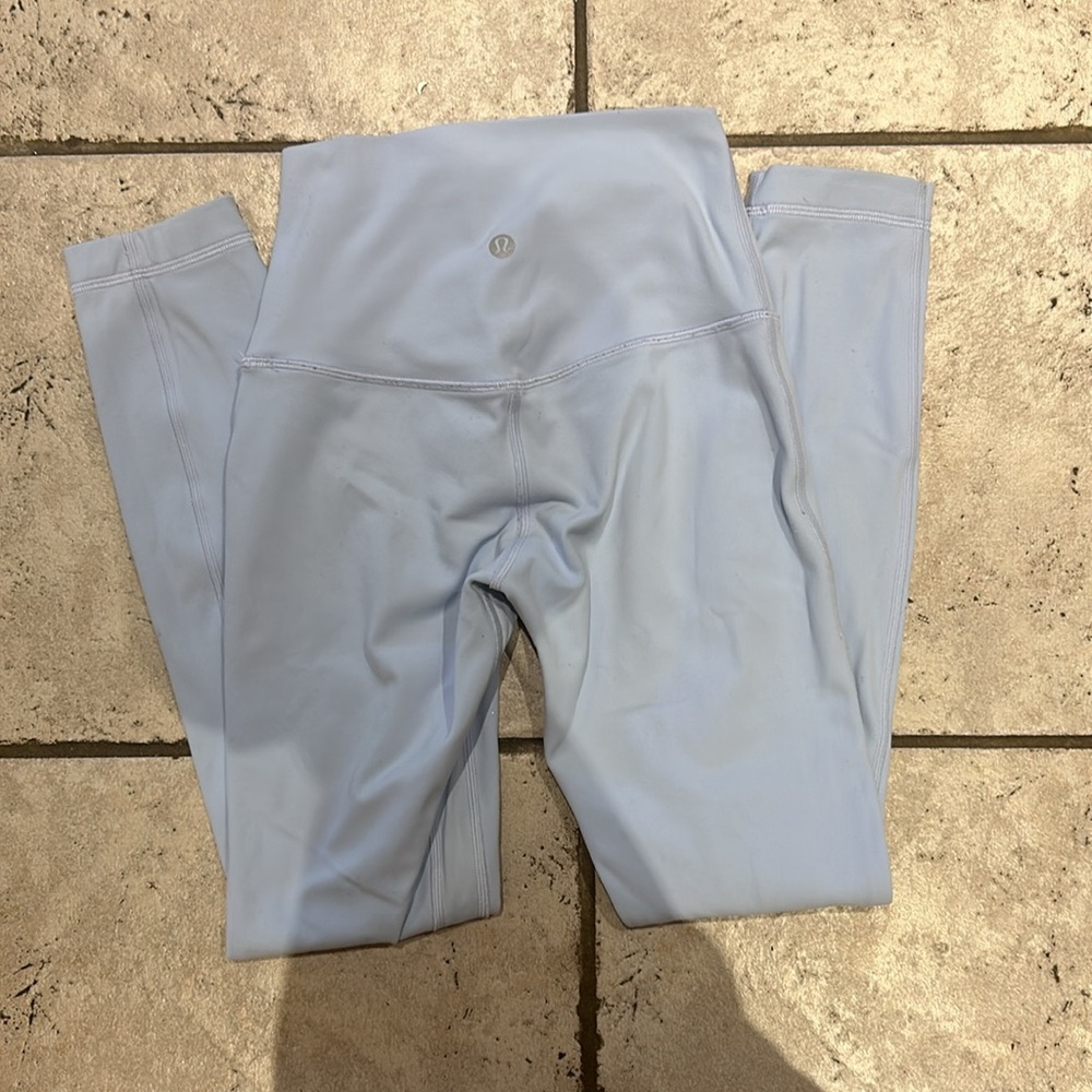 Lululemon baby blue leggings (size 2)